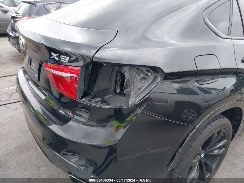 2017 BMW X6 xDrive35I VIN: 5UXKU2C59H0N85123 Lot: 39436394