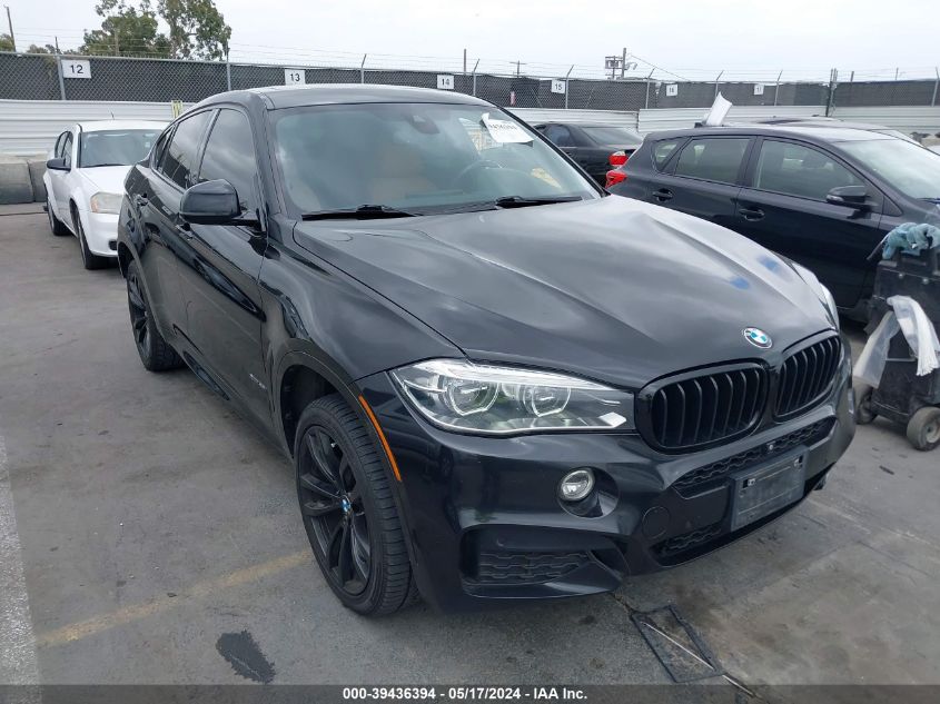 2017 BMW X6 xDrive35I VIN: 5UXKU2C59H0N85123 Lot: 39436394