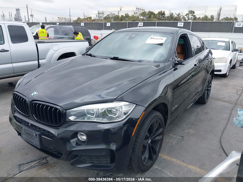 2017 BMW X6 xDrive35I VIN: 5UXKU2C59H0N85123 Lot: 39436394