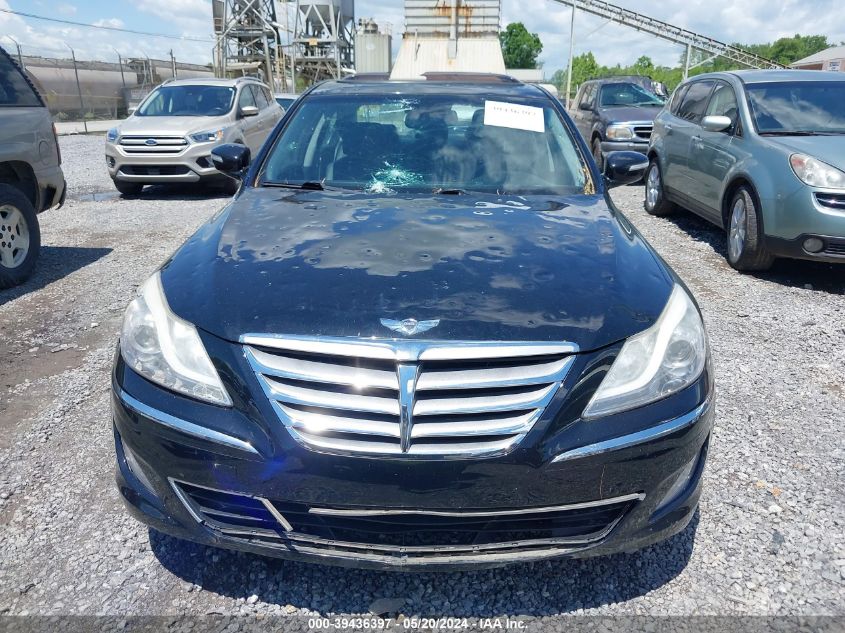 2013 Hyundai Genesis 3.8 VIN: KMHGC4DD7DU227349 Lot: 39436397