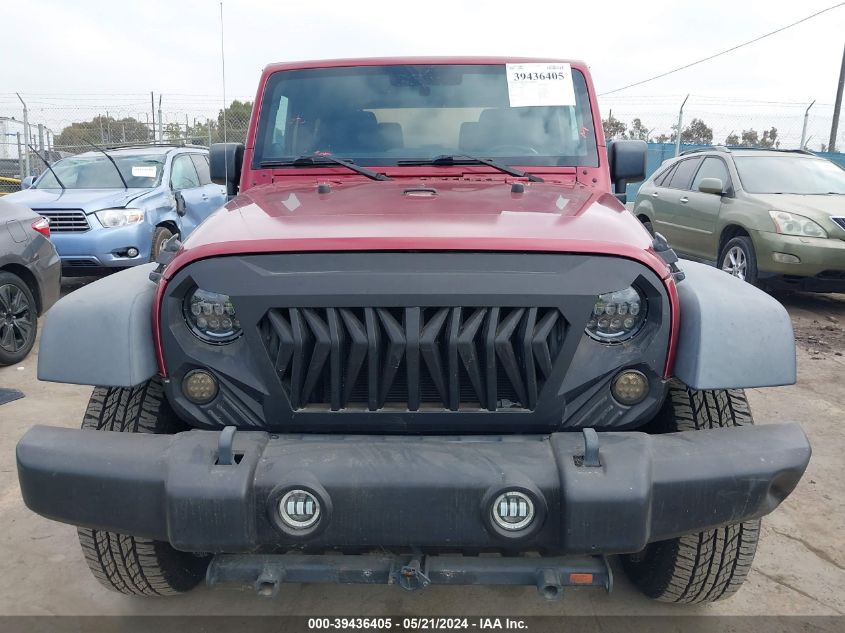 2012 Jeep Wrangler Sport VIN: 1C4AJWAG9CL171235 Lot: 39436405