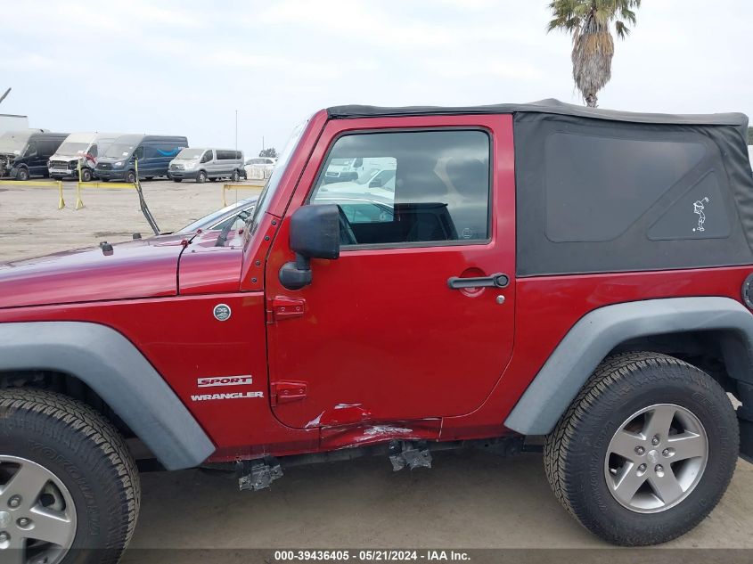 2012 Jeep Wrangler Sport VIN: 1C4AJWAG9CL171235 Lot: 39436405