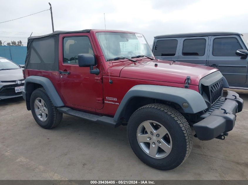 2012 Jeep Wrangler Sport VIN: 1C4AJWAG9CL171235 Lot: 39436405