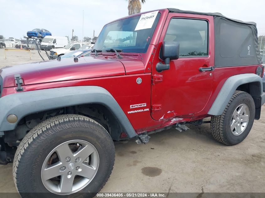 2012 Jeep Wrangler Sport VIN: 1C4AJWAG9CL171235 Lot: 39436405