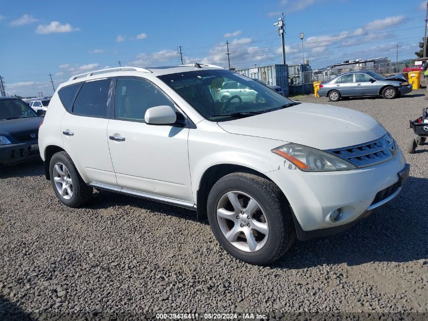 2006 Nissan Murano Se VIN: JN8AZ08W96W540430 Lot: 39436411