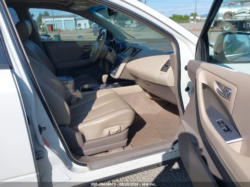 2006 Nissan Murano Se VIN: JN8AZ08W96W540430 Lot: 39436411