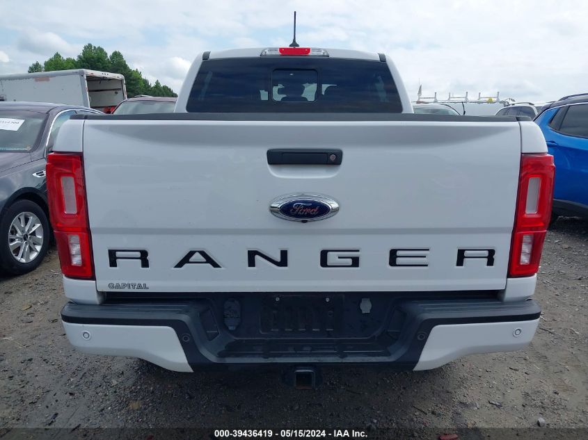 2021 Ford Ranger Lariat VIN: 1FTER4FH6MLD28687 Lot: 39436419