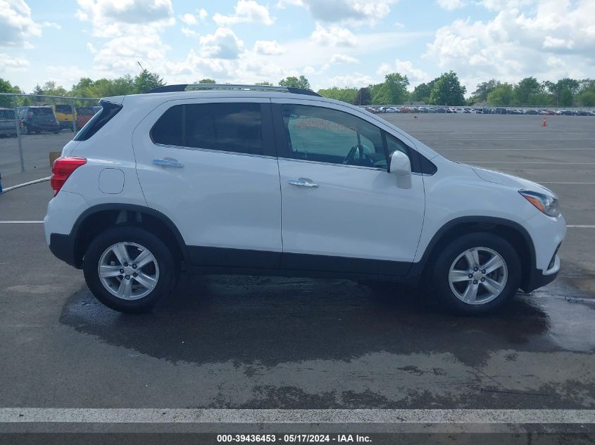 2018 Chevrolet Trax Lt VIN: 3GNCJLSB0JL322336 Lot: 39436453
