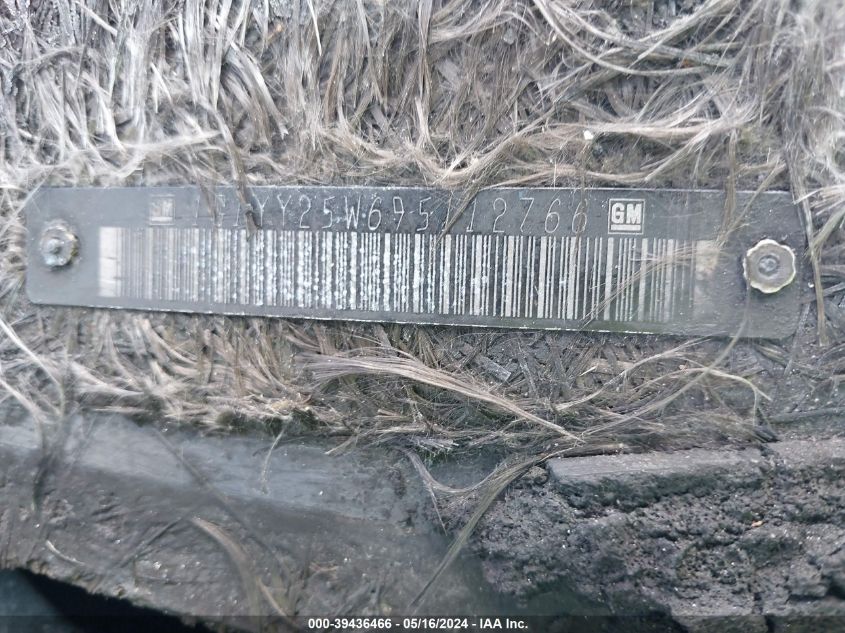 2009 Chevrolet Corvette VIN: 1G1YY25W695112766 Lot: 39436466