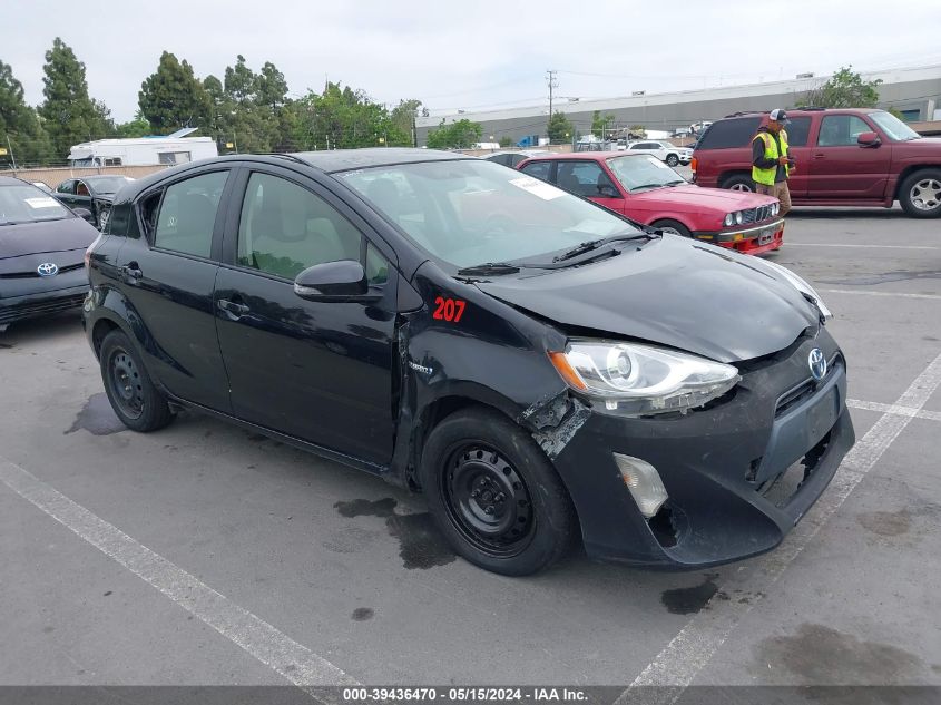 2016 Toyota Prius C VIN: JTDKDTB31G1133294 Lot: 39436470