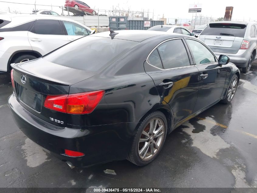 2008 Lexus Is 250 250 VIN: JTHBK262585060196 Lot: 39436475