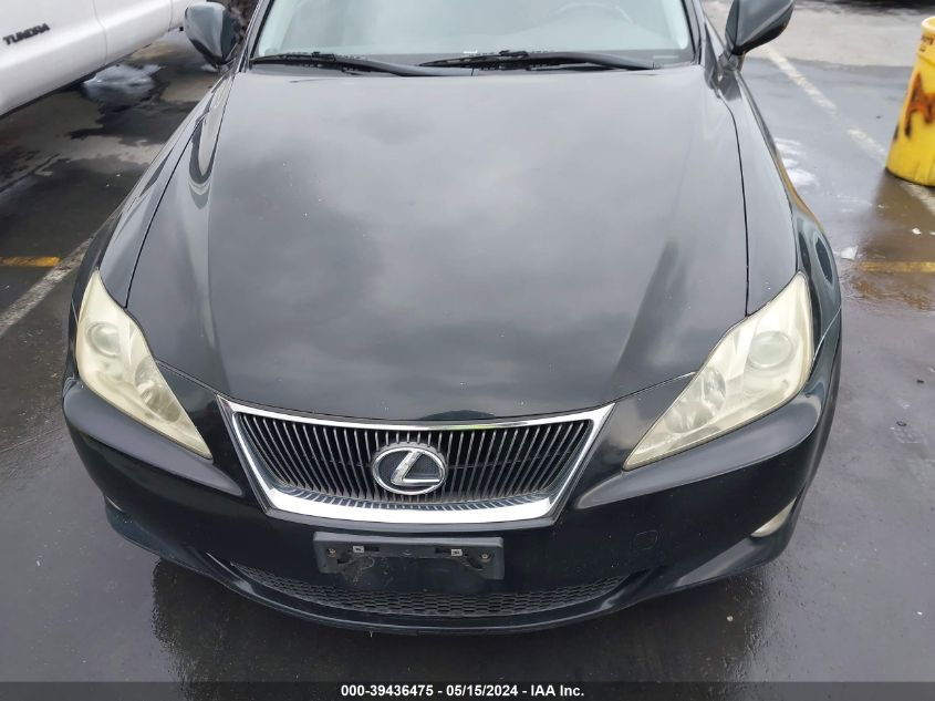 2008 Lexus Is 250 250 VIN: JTHBK262585060196 Lot: 39436475