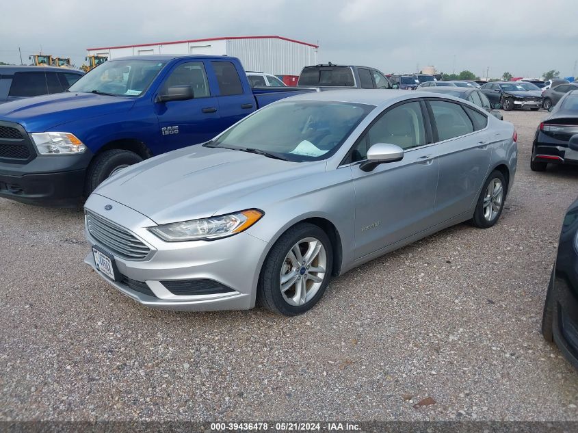 2018 Ford Fusion Hybrid S VIN: 3FA6P0UU2JR278988 Lot: 39436478