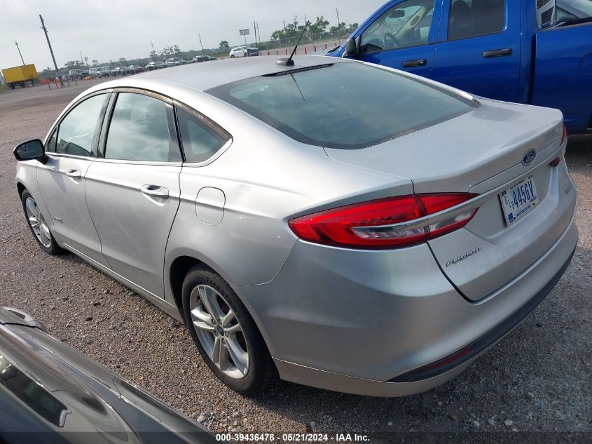 2018 Ford Fusion Hybrid S VIN: 3FA6P0UU2JR278988 Lot: 39436478