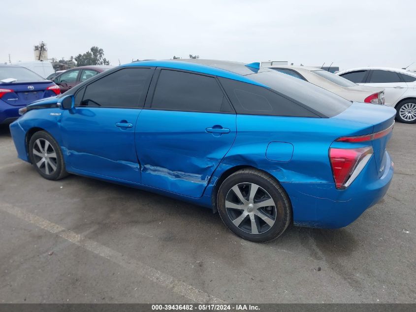2017 Toyota Mirai VIN: JTDBVRBD6HA003439 Lot: 39436482