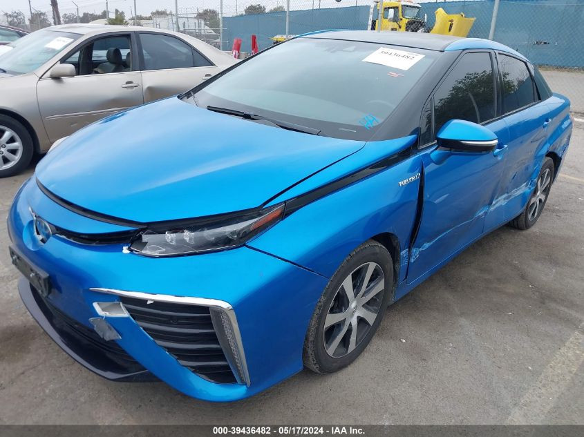 2017 Toyota Mirai VIN: JTDBVRBD6HA003439 Lot: 39436482