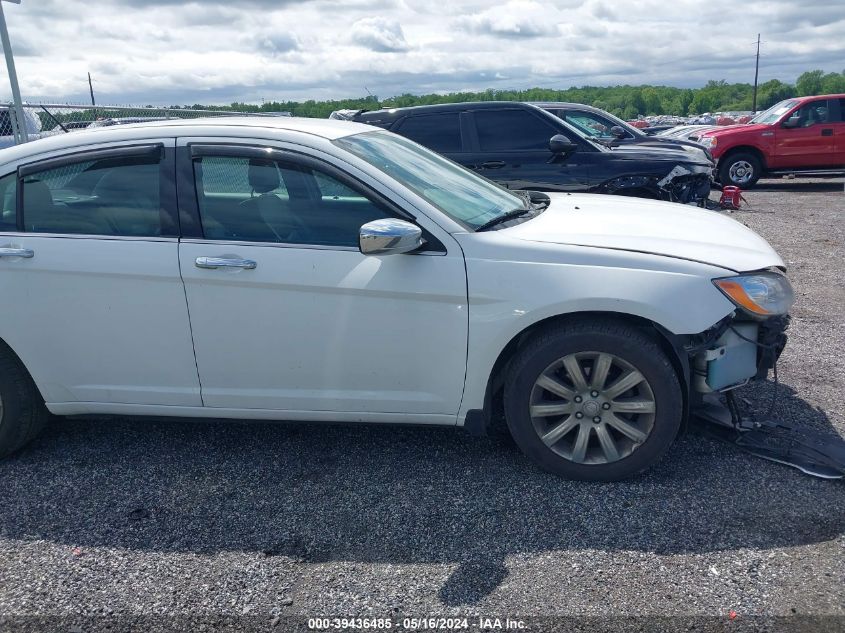 2014 Chrysler 200 Limited VIN: 1C3CCBCG9EN156786 Lot: 39436485