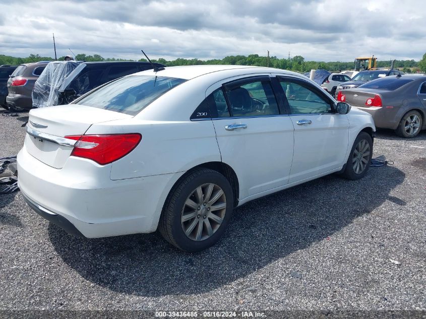 2014 Chrysler 200 Limited VIN: 1C3CCBCG9EN156786 Lot: 39436485