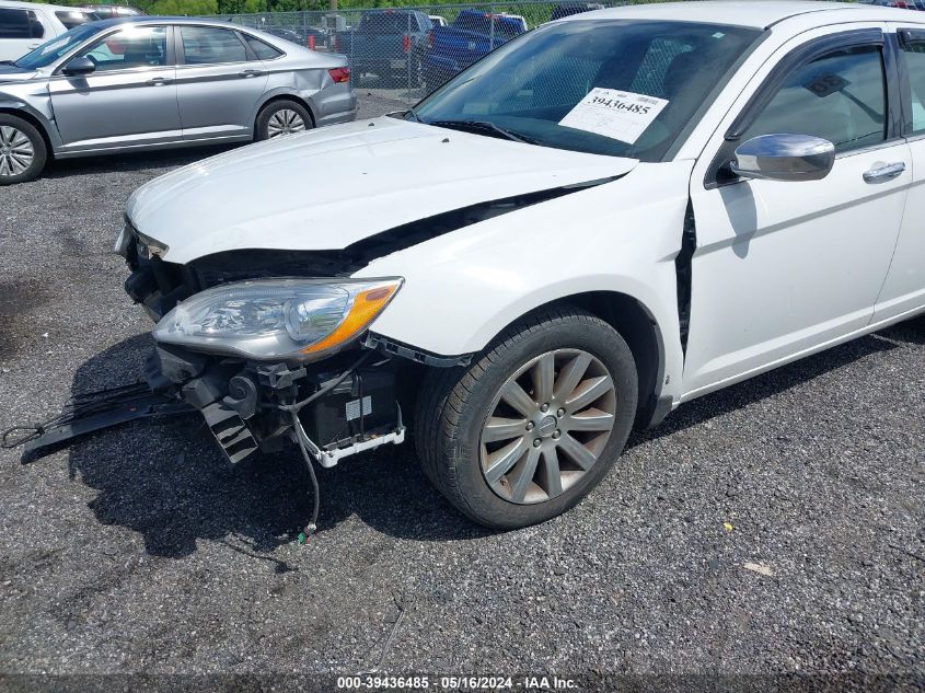 2014 Chrysler 200 Limited VIN: 1C3CCBCG9EN156786 Lot: 39436485