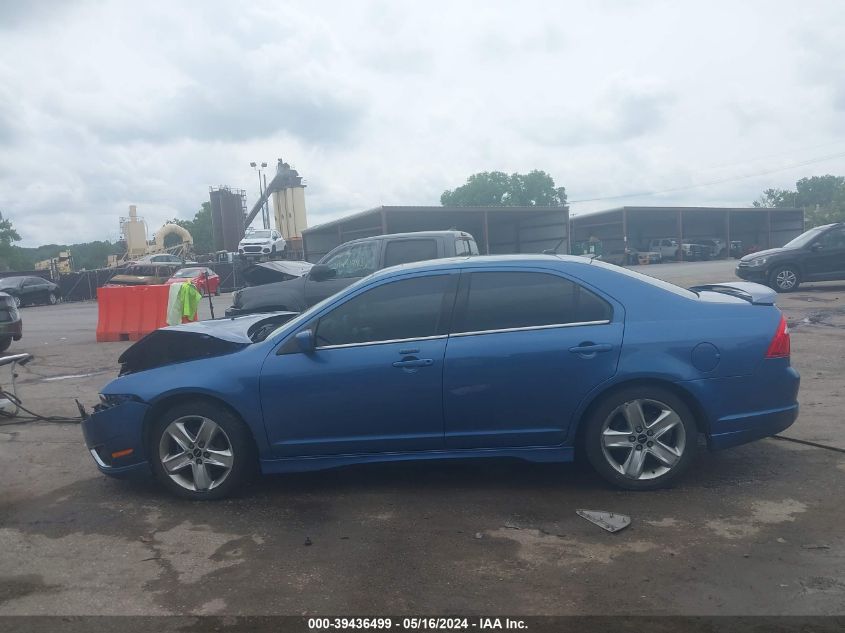 2010 Ford Fusion Sport VIN: 3FAHP0KC5AR256647 Lot: 39436499