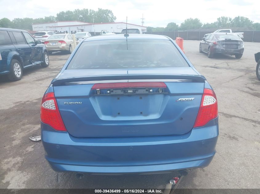 2010 Ford Fusion Sport VIN: 3FAHP0KC5AR256647 Lot: 39436499