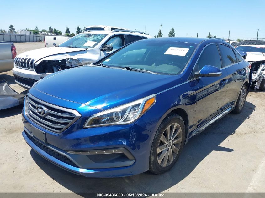 2016 Hyundai Sonata Sport VIN: 5NPE34AF1GH396573 Lot: 39436500