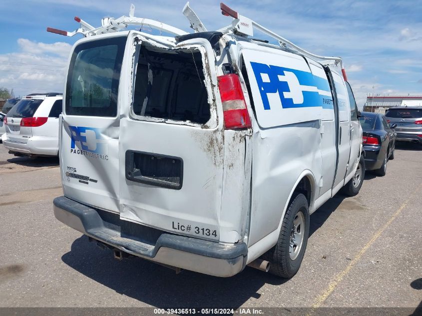 2013 Chevrolet Express 3500 Work Van VIN: 1GCZGTBGXD1160837 Lot: 39436513