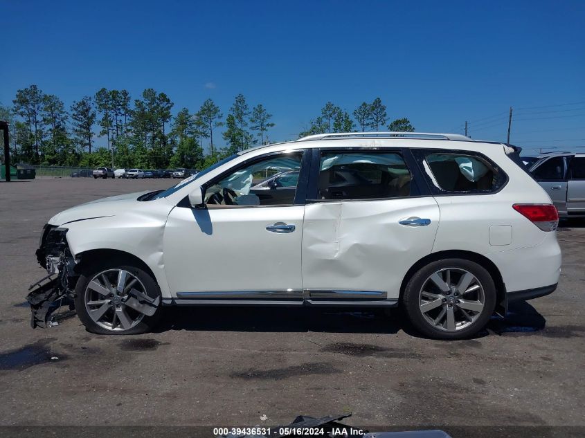 2015 Nissan Pathfinder Platinum VIN: 5N1AR2MNXFC638478 Lot: 39436531