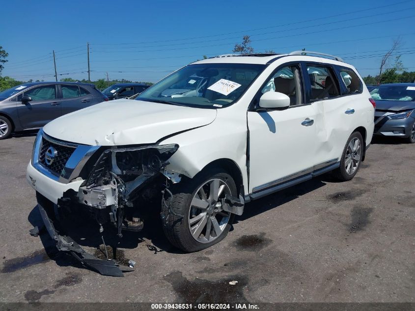 2015 Nissan Pathfinder Platinum VIN: 5N1AR2MNXFC638478 Lot: 39436531