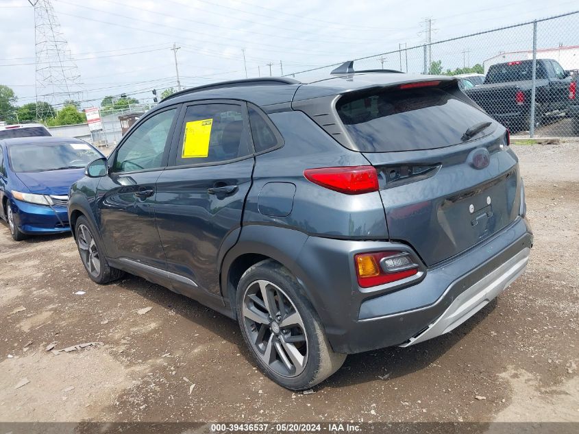 2019 Hyundai Kona Ultimate VIN: KM8K53A50KU199225 Lot: 39436537