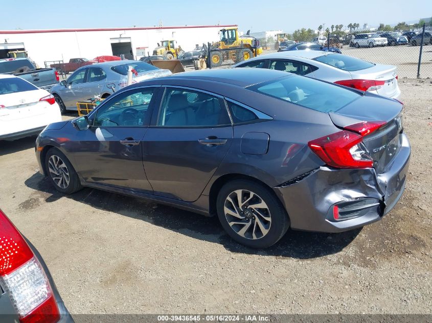 2016 Honda Civic Ex VIN: 2HGFC2F77GH554872 Lot: 39436545