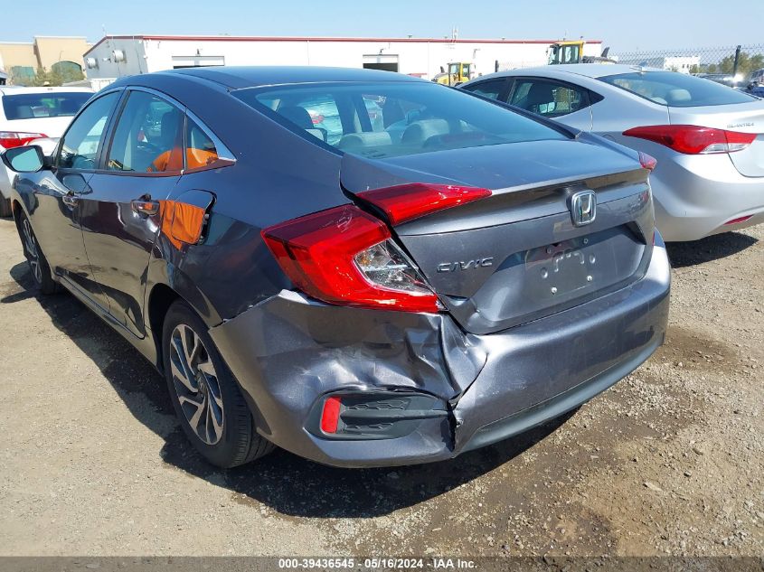 2016 Honda Civic Ex VIN: 2HGFC2F77GH554872 Lot: 39436545