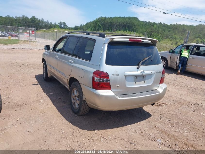 2006 Toyota Highlander V6 VIN: JTEGP21A360113829 Lot: 39436548