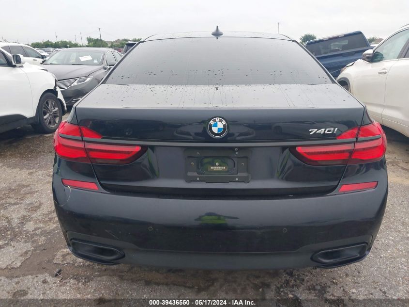 2018 BMW 740I VIN: WBA7E2C57JG742145 Lot: 39436550