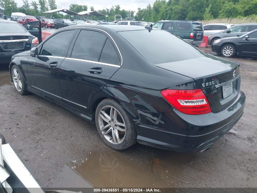 WDDGF4HB4DA802101 | 2013 MERCEDES-BENZ C 250