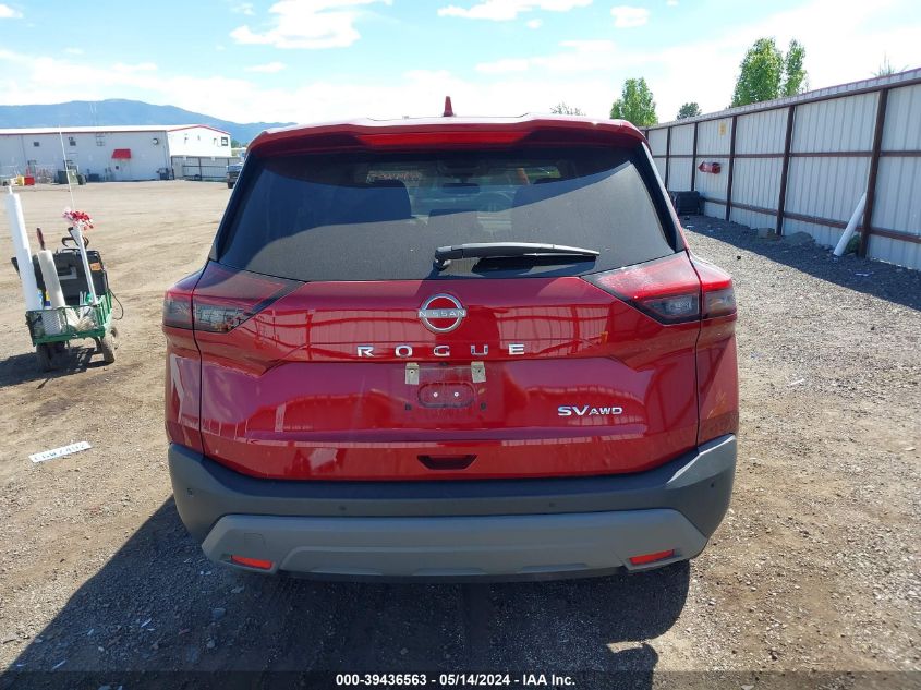 2023 Nissan Rogue Sv Intelligent Awd VIN: 5N1BT3BB0PC854149 Lot: 39436563