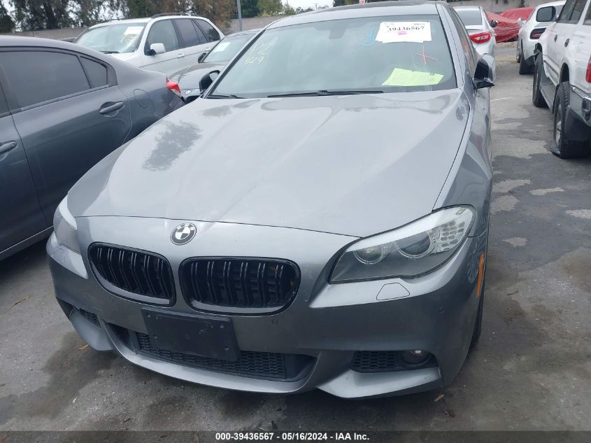 2013 BMW 550I VIN: WBAFR9C5XDDX80306 Lot: 39436567