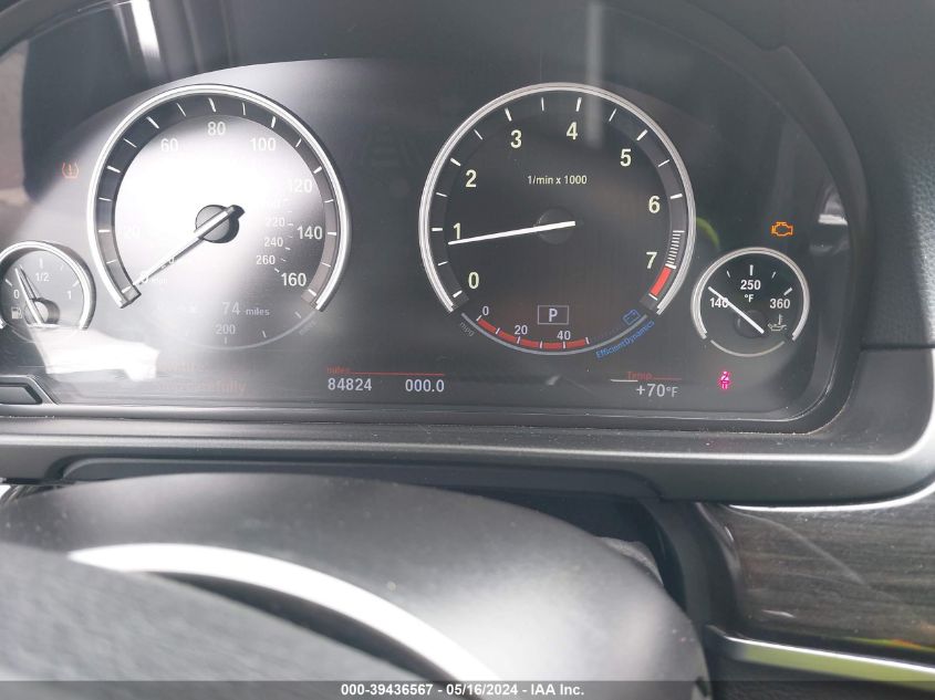 2013 BMW 550I VIN: WBAFR9C5XDDX80306 Lot: 39436567