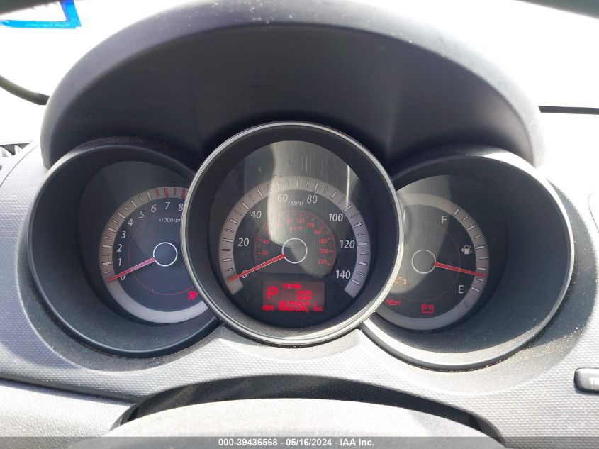 2010 Kia Forte Ex VIN: KNAFU4A25A5061013 Lot: 39436568