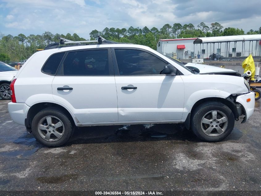 2008 Hyundai Tucson Gls VIN: KM8JM12B38U875389 Lot: 39436584