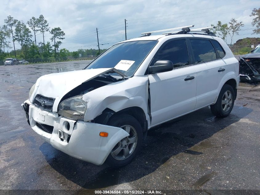 2008 Hyundai Tucson Gls VIN: KM8JM12B38U875389 Lot: 39436584