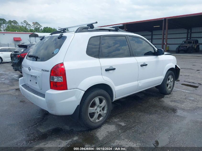 2008 Hyundai Tucson Gls VIN: KM8JM12B38U875389 Lot: 39436584