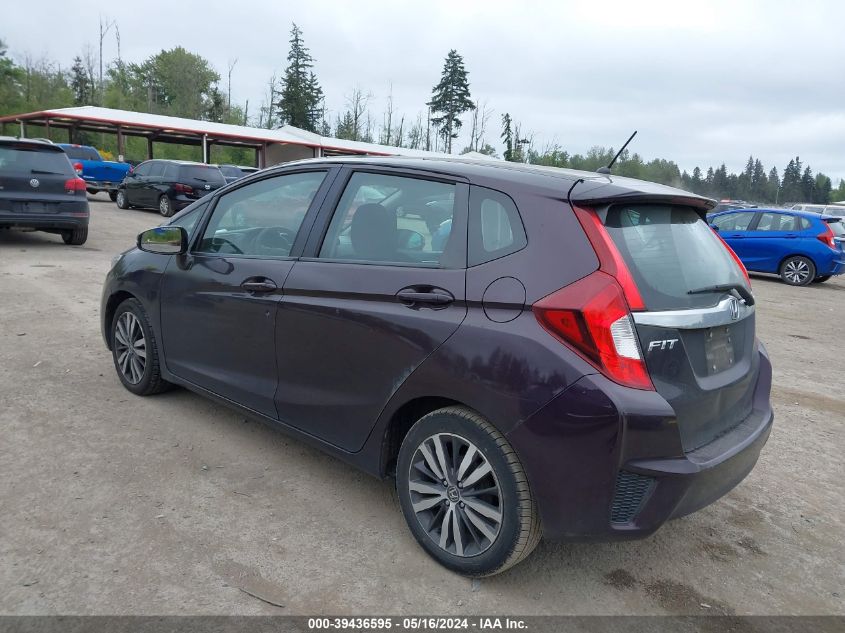 2015 Honda Fit Ex/Ex-L VIN: 3HGGK5H83FM785640 Lot: 39436595