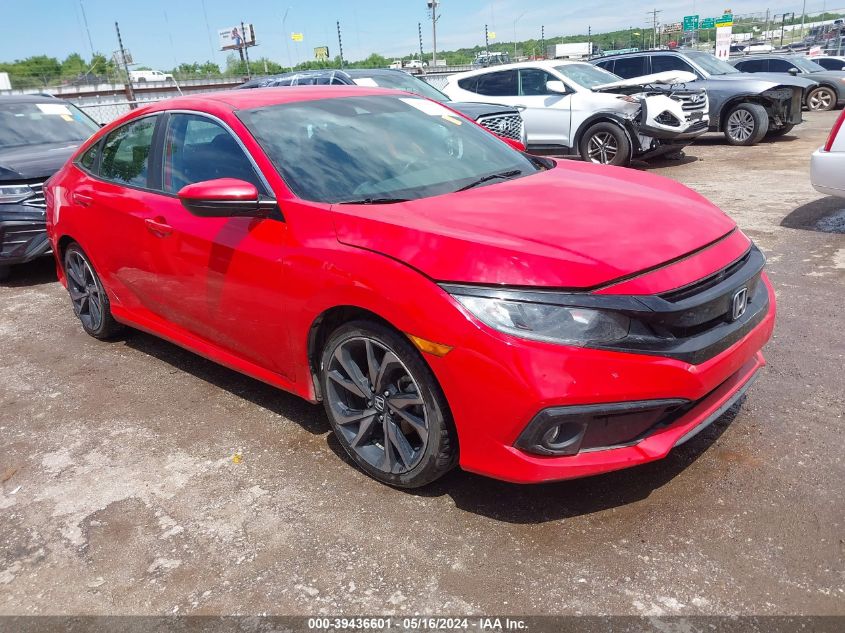 2019 Honda Civic Sport VIN: 2HGFC2F80KH593790 Lot: 39436601