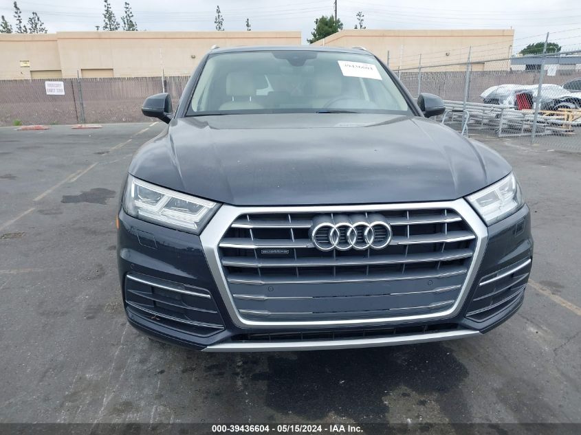 2018 Audi Q5 2.0T Premium/2.0T Tech Premium VIN: WA1BNAFY7J2086601 Lot: 39436604