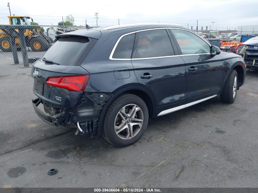 2018 Audi Q5 2.0T Premium/2.0T Tech Premium VIN: WA1BNAFY7J2086601 Lot: 39436604