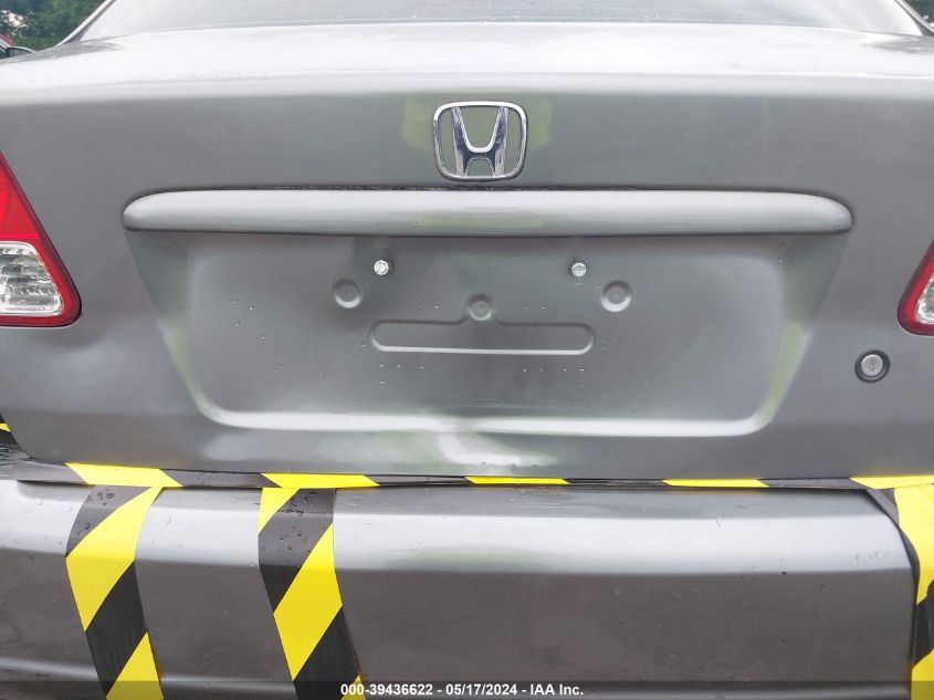 2004 Honda Civic Lx VIN: 2HGES16564H615521 Lot: 39436622