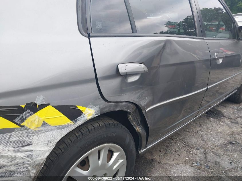 2004 Honda Civic Lx VIN: 2HGES16564H615521 Lot: 39436622