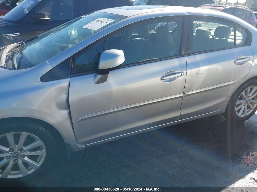 2012 Honda Civic Ex VIN: 19XFB2F81CE314989 Lot: 39436628