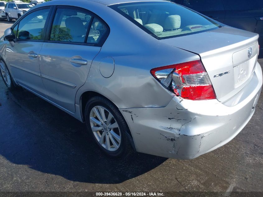 2012 Honda Civic Ex VIN: 19XFB2F81CE314989 Lot: 39436628